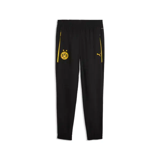 Pantalon survêtement Dortmund PumaTech Woven noir jaune