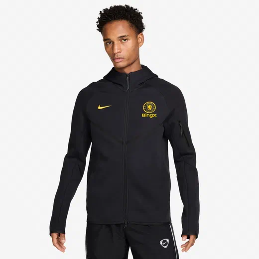 Veste survêtement Chelsea TechFleece noir jaune