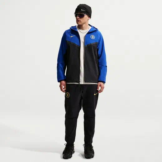 Veste survêtement Chelsea Tech Woven noir bleu