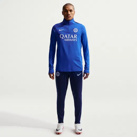 Sweat zippé Inter Milan Strike bleu