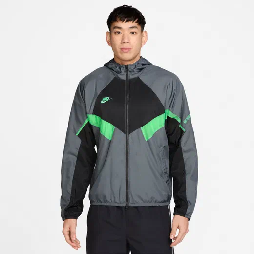Veste survêtement Nike woven gris vert