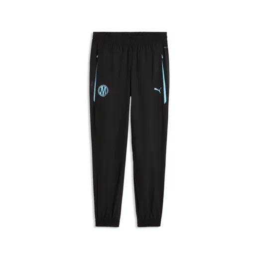Pantalon survêtement OM PumaTech Woven noir bleu