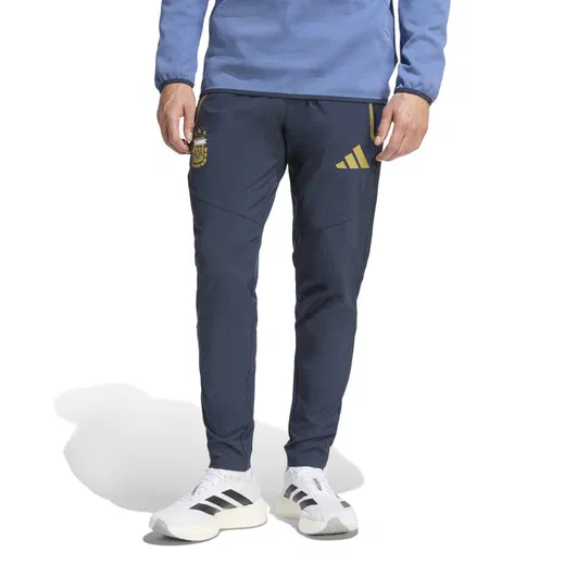 Pantalon survêtement Argentine Travel bleu or