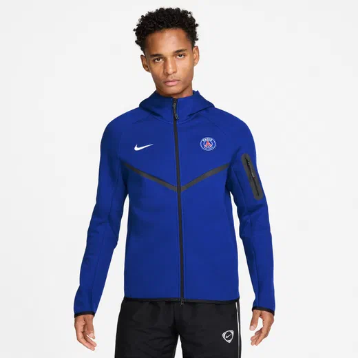 Veste survêtement PSG TechFleece bleu