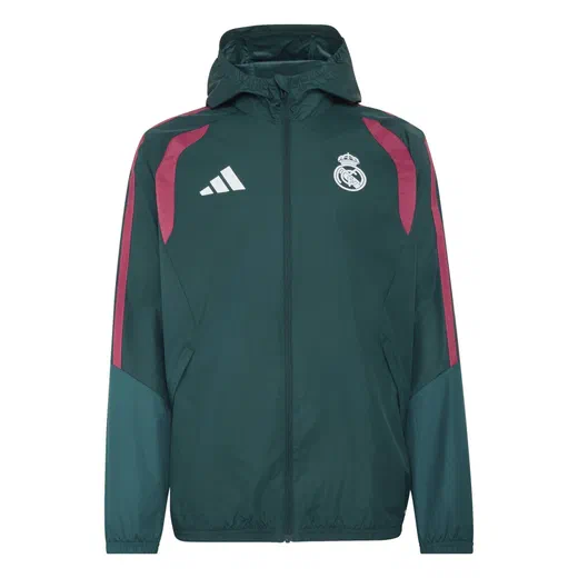 Veste imperméable Real Madrid vert rose