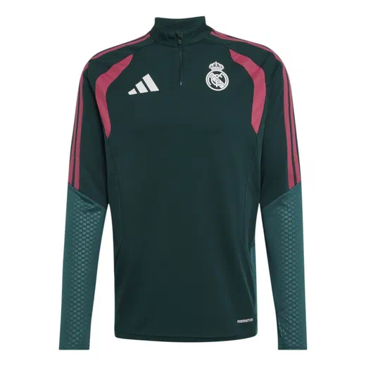 Sweat zippé Real Madrid vert rose