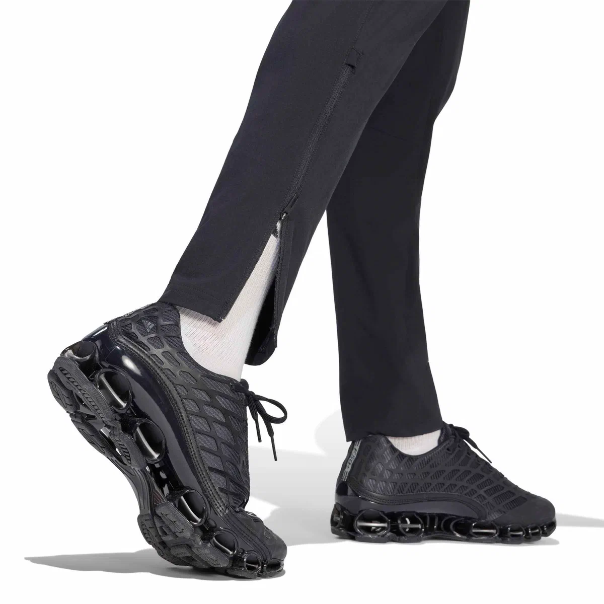 Zip de cheville du pantalon Travel noir de la Juventus