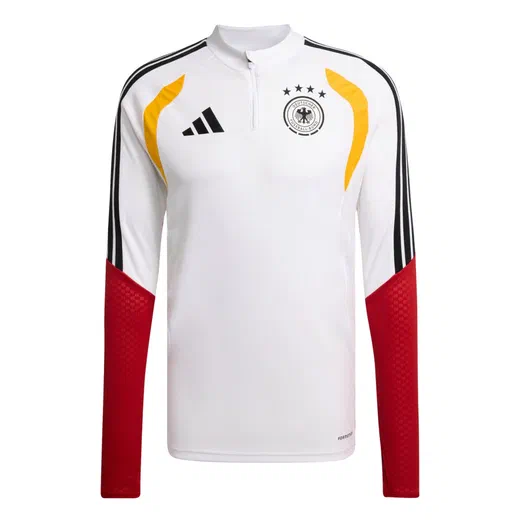 Sweat zippé Allemagne blanc rouge