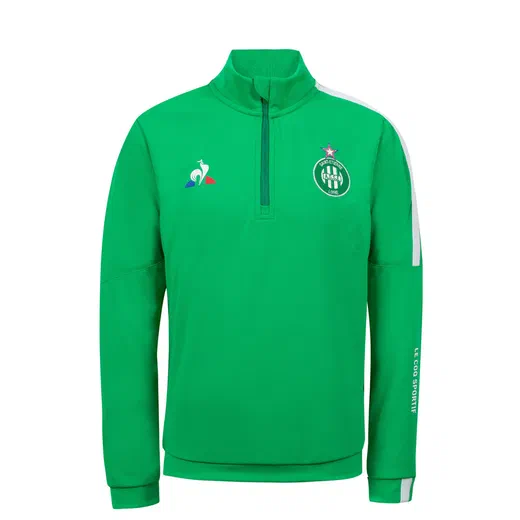 Sweat zippé junior ASSE vert 2020/21