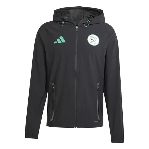 Veste survêtement Algérie Vis Tech noir vert