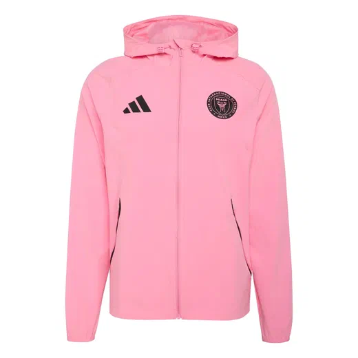 Veste survêtement Inter Miami Travel Tiro rose