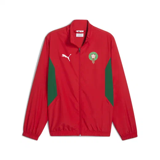 Veste survêtement Maroc ftblArchive rouge vert